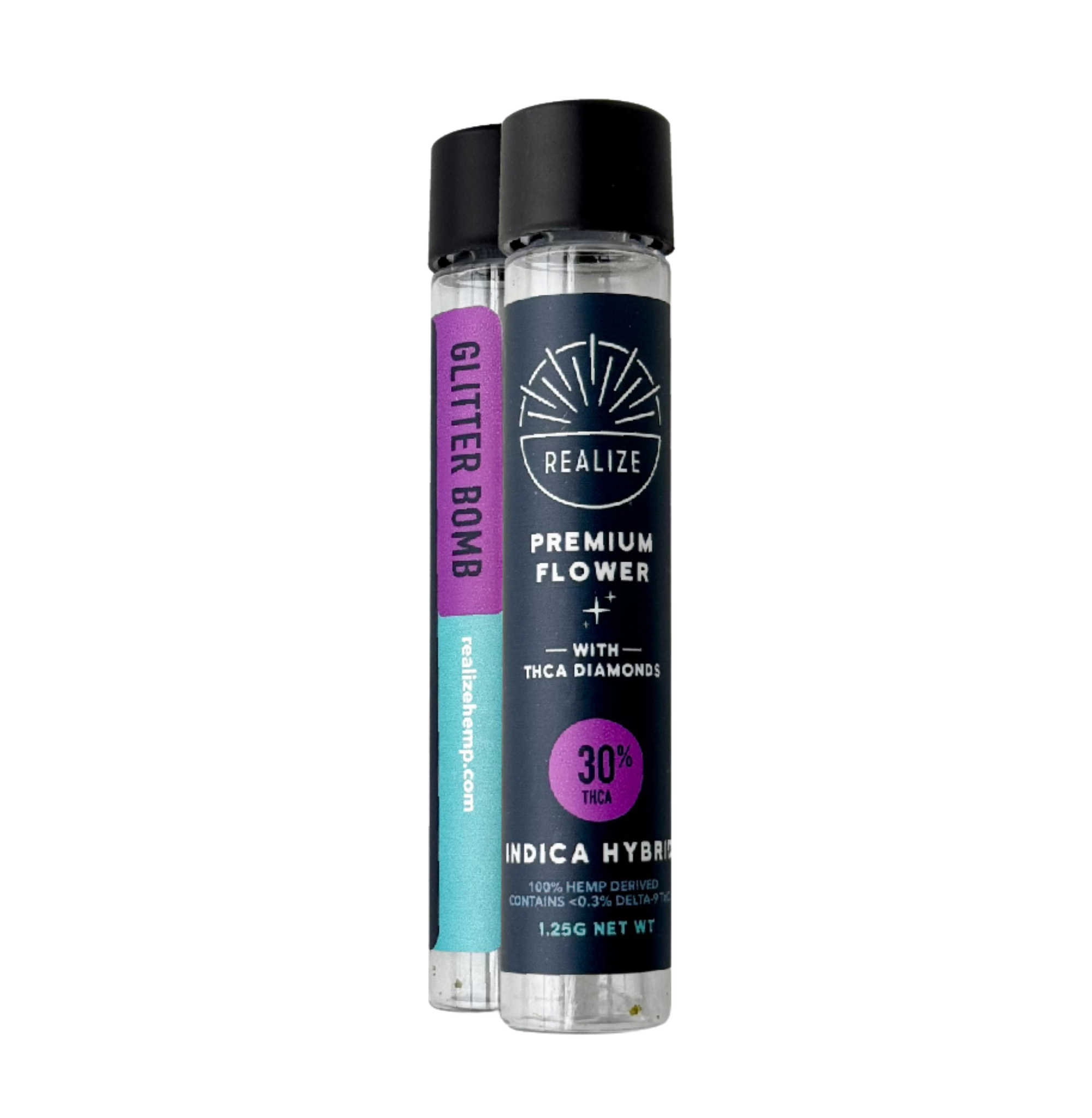 Realize Premium Pre-Roll with THCA, Glitter Bomb - 1.25g