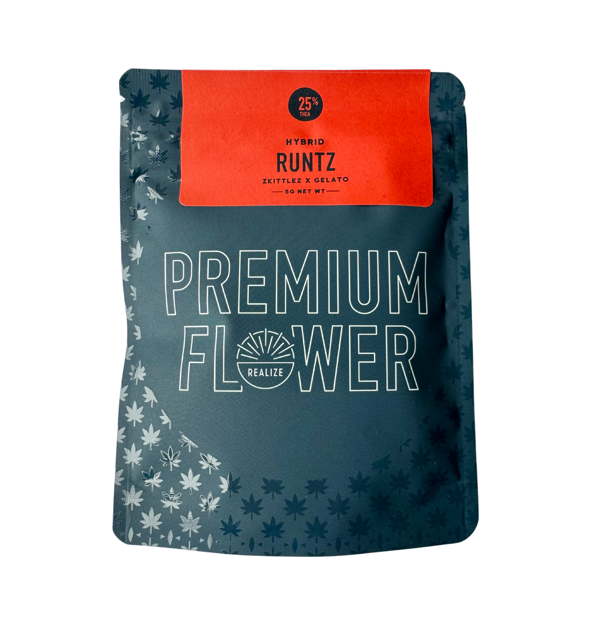 Realize Premium Flower 5 Gram Pouch, Runtz (Hybrid)