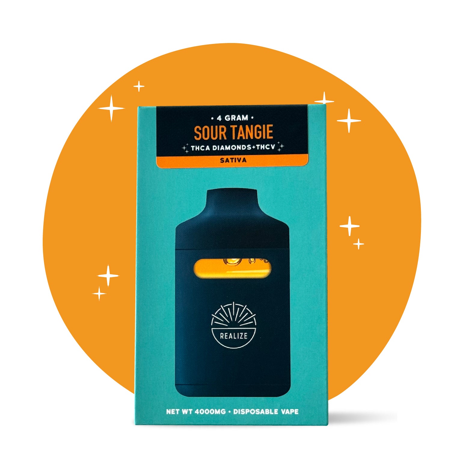 Realize Diamond Bar, Sour Tangie - 4g Disposable Vape